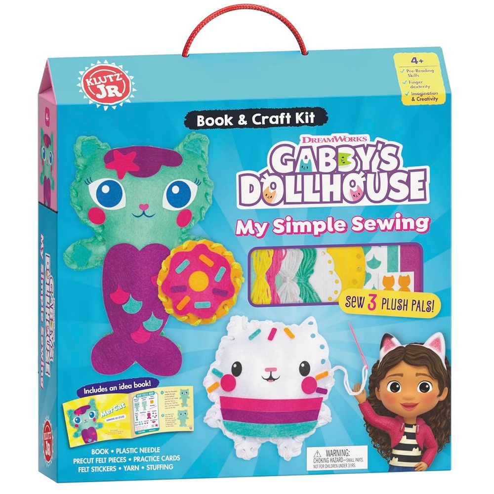 Klutz Jr. Gabby’s Dollhouse My Simple Sewing