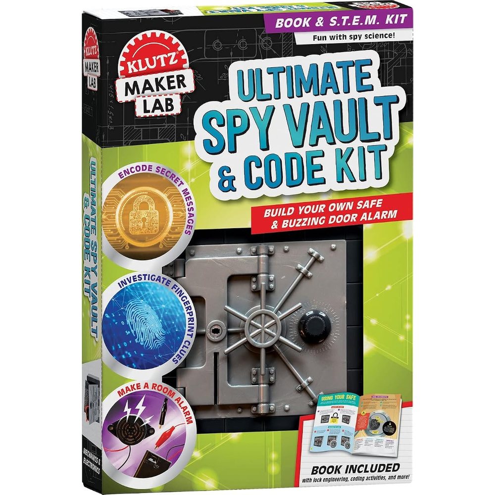 Klutz Maker Lab: Ultimate Spy Vault & Code Kit