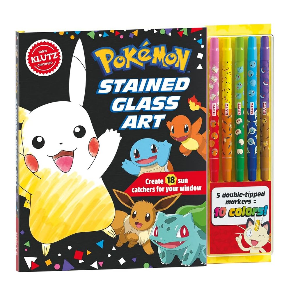 Klutz Pokémon Stained Glass Art